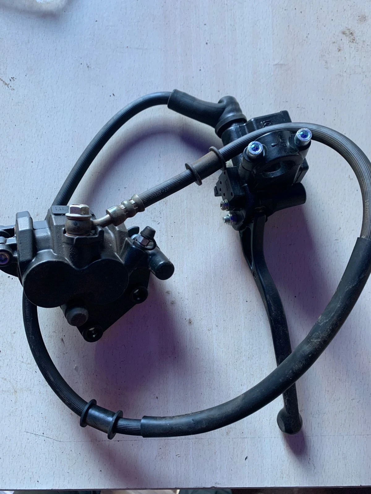 Systeme frein avant complet